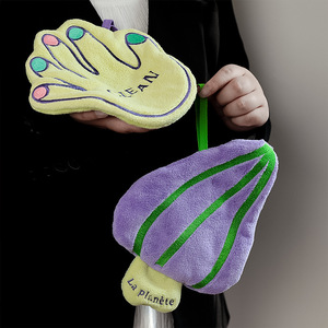 Cartoon Hand Towel Rectangle Double Layered Highly Absorbent For Home Bathroom Use - Product Image 1