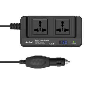 4 cổng USB Car Charger Adapter với 200 Wát xe biến tần DC 12V 220V AC Power biến tần QC3.0 sạc nhanh - Product Image 2