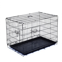Cage pliable robuste pour chien, chenil en fer, cage en fil métallique sans fond, cage de transport pour toutes les saisons