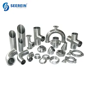 OEM Factory Sanitary Fitting Stainless Steel Pipe Fitting/BPE 3A DIN ISO GB Standard/Made In China