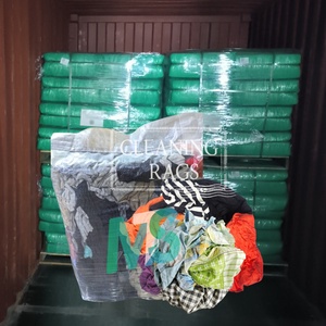 Good Absorbency Cotton Knit Rags Colored High Cotton Good Absorbency Cotton Knit Rags Industrial Rags - Product Image 1