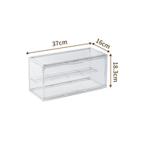 Caja de Almacenamiento Rectangular Delgada de PET para Figuras de Acción, Caja de Exhibición Compacta a Prueba de Polvo para Mini Funko Pop, Nendoroid y Modelos de Juguetes
