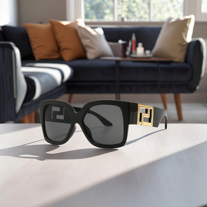 <span class=keywords><strong>Gafas</strong></span> <span class=keywords><strong>de</strong></span> <span class=keywords><strong>sol</strong></span> <span class=keywords><strong>modernas</strong></span> Estilo callejero europeo y americano Instagram Influencer <span class=keywords><strong>Gafas</strong></span> <span class=keywords><strong>de</strong></span> <span class=keywords><strong>sol</strong></span> cuadradas para mujeres 4402 - Product Image 1