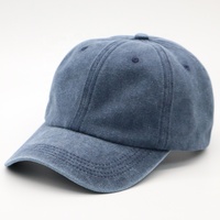 Logo brodé personnalisé 6 panneaux 100% coton unisexe chapeau de papa non structuré casquette de sport casquette de baseball lavée unie