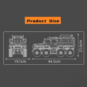 MOULD <span class=keywords><strong>KING</strong></span> 13088S <span class=keywords><strong>Shaman</strong></span> 8x8 ATV Voitures Blocs de construction Châssis 8 roues motrices Véhicule tout-terrain Modèle de briques Jouets pour enfants Cadeaux de Noël - Product Image 5