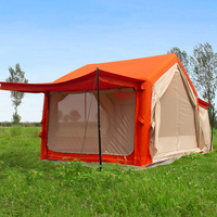 Tente gonflable d'extérieur pour le camping, 4 saisons, imperméable, coupe-vent, tente pneumatique