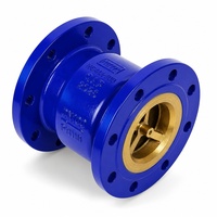 Clapet anti-retour silencieux en fonte ductile NBR EPDM PN10, raccordement à bride de 2 à 12 pouces, OEM pour l'alimentation en eau, le chauffage et les eaux usées