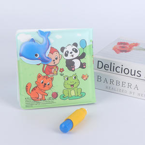 Juguetes educativos infantiles para niños, bonito y suave Reconocimiento de colores, PEVA impermeable, libro flotante para el baño del bebé - Product Image 5