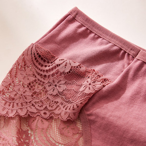 SMOOTH Mutandine Sexy in Pizzo Plus Size per <span class=keywords><strong>Donne</strong></span>, <span class=keywords><strong>Slip</strong></span> Trasparenti in Rete con Inserti in Pizzo e Fondo in <span class=keywords><strong>Cotone</strong></span> - Product Image 4