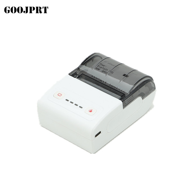 USB for Thermal Receipt 58mm Portable Mini Printer Black and White in Stock for POS Terminal MTP-2