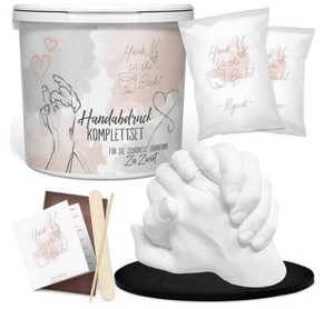 Moules pour la coulée d'alginate impression poudre kit de coulée 3d bricolage bébé 3d main et <span class=keywords><strong>pied</strong></span> kit de coulée alginate et plâtre - Product Image 2