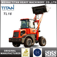 Zl16f 1.6ton china marke günstige neue farm yard garten traktor hydraulische radlader kleine mini radlader mit ce