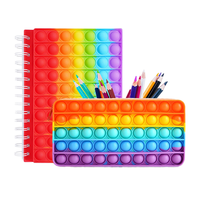 Cuaderno Espiral de Silicona con Diseño de Dibujos Animados al por Mayor, Diario con Adornos Divertidos, en Stock