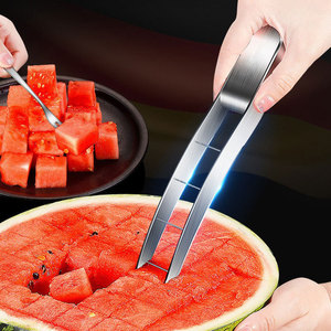 304 Stainless Steel Watermelon Slicer Multi Purpose Fruit Cutter <b>Tool</b> For Watermelon Cutting And Pulp Separation - Product Image 1