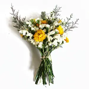 الجملة الطبيعية الجافة تشكيلة زهور باقة المحفوظة زهور مجففة بانش ل الزفاف و المنزل الديكور