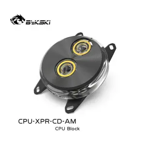 Bykski CPU-XPR-CD-AM CD pattern CPU with cold head support for AMD Ryzen 3/5/7 X470 X570