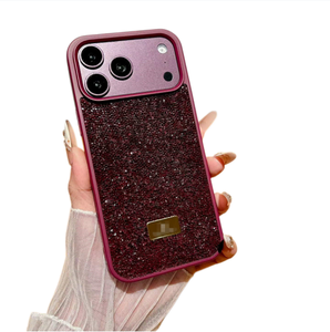 เคสโทรศัพท์ iPhone 18 17 16 15 14 13 12 11 Pro Max แบบเต็มตัวประดับเพชร คริสตัลวิบวับ  ซิลิโคนกันกระแทก - Product Image 3