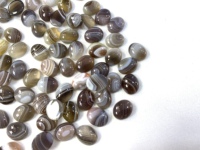 Meilleure Vente Perles d'Agate Chinoises Cabochons Ovales Multicolores 13x18mm en Pierre Naturelle pour Fabrication de Bijoux Vente en Gros Modèle QXB
