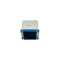 Répartiteur optique PLC 1x32 2x32 à cassette SC/UPC, carte d'insertion, faible perte d'insertion, pour FTTH