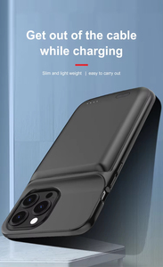 Ngân hàng điện trường hợp sạc điện thoại trường hợp trở lại clip cho Iphone 14 <span class=keywords><strong>Pro</strong></span> Max iPhone 12/13 /14/15Promax pin sạc trường hợp - Product Image 5