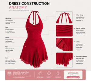 Fábrica de Ropa de Alta Calidad en China Proveedor Mayorista OEM de Confección y Fabricante de Ropa Vestido Personalizado para Mujer con el Logo de Su Marca - Product Image 5