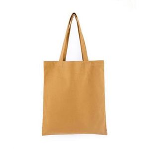 Design Wholesale Blank Solid-color Hand-held Canvas <b>Bags</b> As Student Gifts - Product Image 3