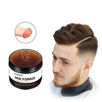 Pomade pour cheveux à tenue forte à base d'huile sans accumulation, produit de coiffage lissant pour cheveux, contrôle des ondulations 360°, pour hommes, marque privée