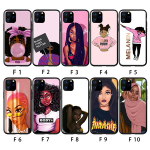 <span class=keywords><strong>Coque</strong></span> de Téléphone Luxe Femme Africaine Mélanine pour <span class=keywords><strong>iPhone</strong></span> 13 Pro Max, Finition Douce Mate, Design Antichoc, Échantillon Gratuit Inclus - Product Image 1