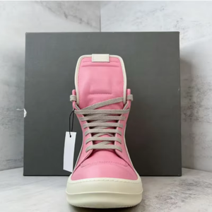 Zapatillas de Diseñador de Lujo de Alta Calidad 2026, Zapatos de Mujer con Cordones Negros, de Cuero, con Suela Gruesa, Casuales y Planos - Product Image 3