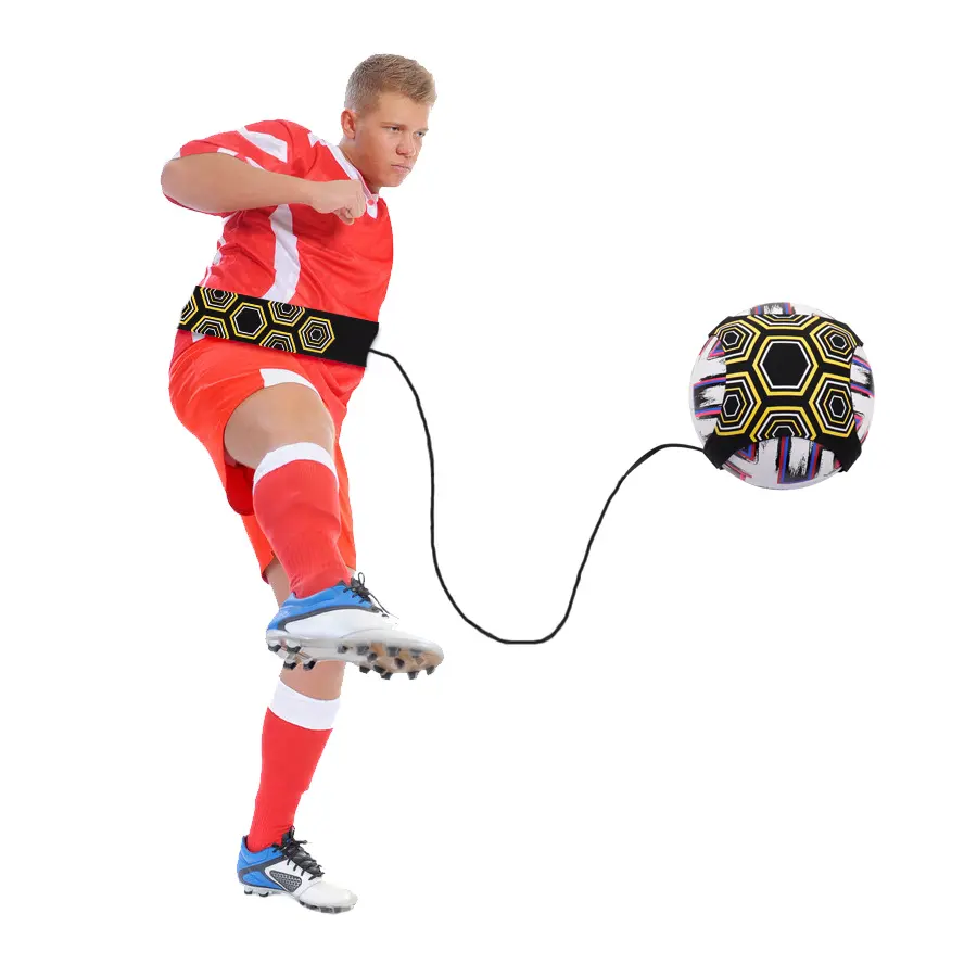 Football Kick Trainer Sport Trainer Skill Self-Training Aid Equipment Waist Belt Hiking Outdoor Device
