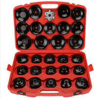 Outil Portable universel de retrait de clé, jeu d'outils Portable de 10 à 30 pièces, filtre à huile, clé à tasse