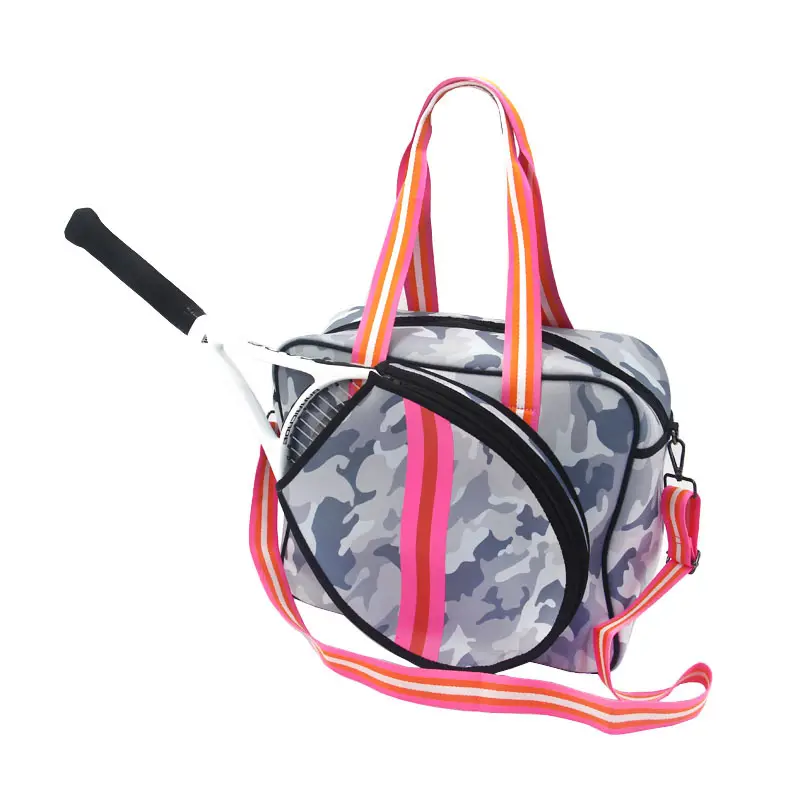 Custom Neoprene Pickleball Tennis Rackets Tote Bag for Men Women