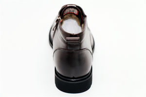 LANCI-Botas de cuero para hombre, zapatos de nieve cálidos, estilo <span class=keywords><strong>Chelsea</strong></span>, para invierno, novedad de <span class=keywords><strong>2023</strong></span> - Product Image 5