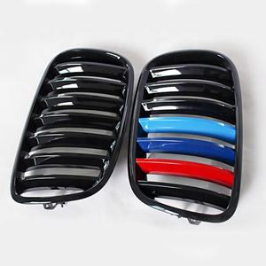 Parrilla de parachoques delantero de Material ABS de fábrica para <span class=keywords><strong>BMW</strong></span> <span class=keywords><strong>X</strong></span> Series E70 E71, parrilla de estilo de Color M de línea de listón único para <span class=keywords><strong>BMW</strong></span> <span class=keywords><strong>X5</strong></span> X6 2007-2013 - Product Image 5