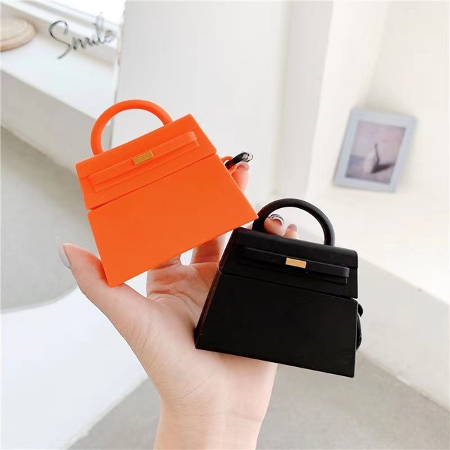 Popular Designer Luxury 3D Handbag Cute Cartoon Silicone Earphone Protect Cover Case for Airpods 1 2 for Airpod Pro 3