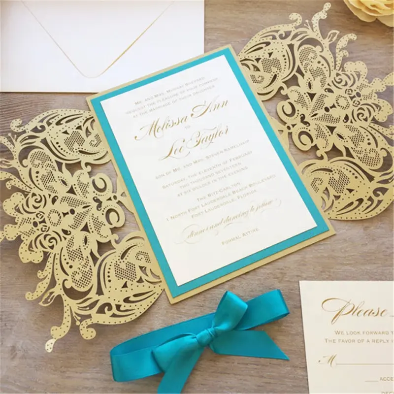 Invitation Card Greeting Custom with Envelopes package Thank You Cards For Wedding Or Birthday