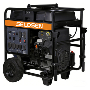 Générateur d'essence portable 28000 Watts 999CC 4 temps pour usage domestique de secours 120V Démarrage à distance pour toute la maison HSAMZ-Portable Réservoir de carburant 65L - Product Image 3
