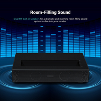 Topleo dlp lumière laser projecteur de télévision publicité led 1080p vidéo android maison proyector dlp courte portée smart mini 4k projecteur