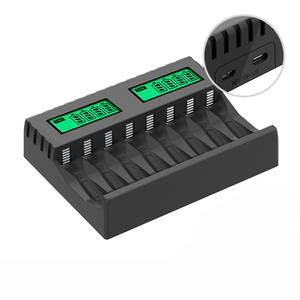 Baterías recargables universales inteligentes de 4 ranuras 1,2 V 3,2 V LiFePO4 3,7 V li-ion <span class=keywords><strong>IMR</strong></span> 18650 pantalla LCD cargador de batería de 4 ranuras - Product Image 3