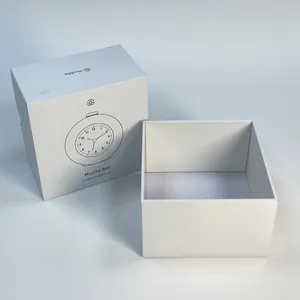 Custom Luxury White 2 Pieces <strong>Box</strong> Cardboard Packaging <strong>Box</strong> Detachable Lid Paper <strong>Box</strong> for <strong>Bell</strong> - Product Image 1