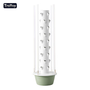 Système de jardinage vertical hydroponique à plusieurs niveaux, empilable, design gain de place pour appartements et petites maisons - Product Image 1