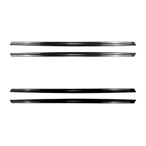 Amp-Z Bmw M2 F87 Side Skirts Piano Black Carbon Fiber Texture Matte Finish Left Side Body Kit For 2016-2021 <b>Models</b> - Product Image 2