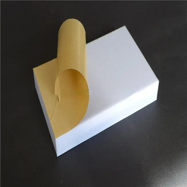 Low Density Back-adhesive Lightweight Flame-Resistant Nano Melamine Foam