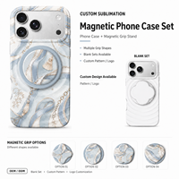 Coques de téléphone personnalisées en gros avec impression par transfert thermique et sublimation, texture magnétique ondulée, pour iPhone 18 17 16 15