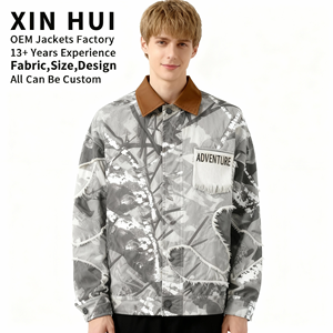 Ropa de Calle para Hombre, Diseño 2026, Cuello Alto, Servicio OEM, Logotipo Personalizado, Ecológica, Resistente al Viento e Impermeable, Venta al Por Mayor de Fábrica - Product Image 3