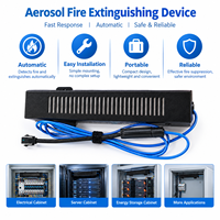 Dispositif d'extinction d'incendie automatique par aérosol pour armoire électrique, rack de serveur, protection incendie des systèmes de stockage d'énergie, installation facile