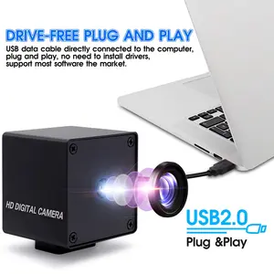 ELP USB2.0 casing logam 8000X6000 kamera USB Ultra HD modul Webcam industri 48MP kamera pemindai fokus otomatis untuk dokumen paspor