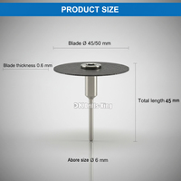 Nouvelle lame de scie diamantée super fine de 50 mm, type 2, pour la découpe de carreaux de porcelaine, avec disque de coupe en céramique pour une utilisation à l'eau et une coupe propre
