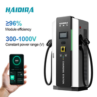 Station de recharge rapide pour véhicules électriques HAIDIRA à double borne DC 120kW 160kW 180kW 240kW CCS2 pour la recharge publique