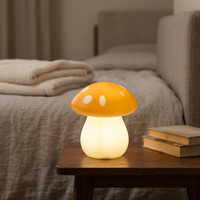 Lumière LED en forme de champignon multicolore, étanche IP54, télécommande, intensité réglable, décoration de Noël, Halloween, villas